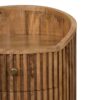 Soba - Bedside Table, 4 Drawer - Oak - Image 8