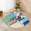 Soft Climb And Crawl Foam Playset 6 In 1, Soft Play Equipment Climb And Crawl Playground For Kids, Kids Crawling And Climbing Indoor Active Play Structure - Colorful - Image 3
