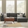 Charlie - Deep Seater Right Sectional Sofa - Gray - Image 15