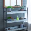 Homestead Galvanized Shelf Display 3 Tier - Metallic Gray - Image 5