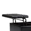 Harrison - Coffee Table Storage Ottoman - Midnight Black - Image 6