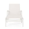 Oxton - Chaise Lounge Stylish Outdoor Seating - White - Image 11