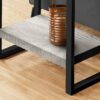 Accent Table, Side Industrial - Gray - Image 8