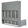 Queen Size Murphy Wall Bed With Sofa - Gray - Image 9
