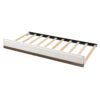 Full Size Daybed With Trundle And Nailhead Decoration - Wood - Image 8