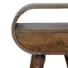 ed Circular Bedside Table - Gray Wash - Image 5