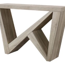 Accent Console Table For Entryway, Contemporary & Elegant Design - Taupe