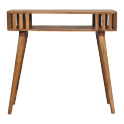 Slatted Console - Light Brown