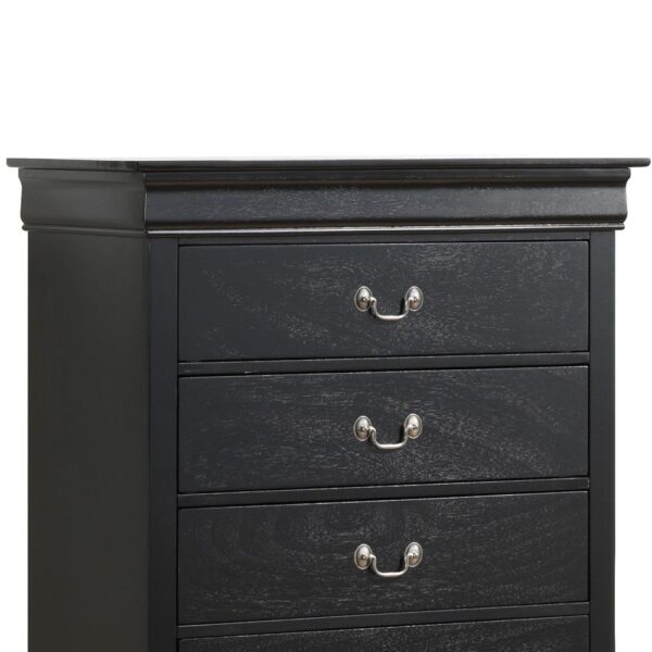 Charming Traditional Storage Chest - Black