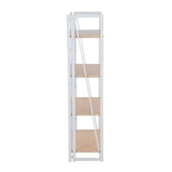 Dakota - Contemporary Bookcase - White / Natural