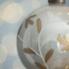 Christmas Ball Ornaments, Glass Decorative Hanging Ball Christmas Tree Ornaments For Holiday Party Decorations (Set of 4) - White - Image 4