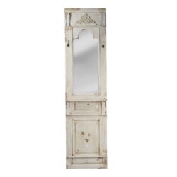 Classic Vintage Antique Wall Mirror, French Country Wall Decor - White