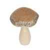 Mushroom Holiday Ornament, For Harvest Festival Fall Festival & Thanksgiving Table Decorations (Set of 2) - Beige / Light Brown - Image 6