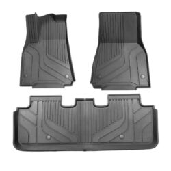 Floor Mats Fit For 2023 Tesla Model Y New Generation Full Set Floor Mats Custom Fit For 2023 New Version Tesla Model Y - Black