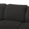3 Seat Sofa Living Room Sofa - Black - Image 5
