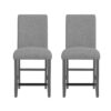Zeph - Upholstered Barstools (Set of 2) - Gray - Image 2