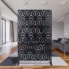 Outdoor & Indoor Privacy Screen, Metal Privacy Screen, Freestanding Decorative Privacy Screen For Deck Balcony Patio - Black - Image 14