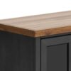 Essex - Fireplace TV Stand Console For TVs Up To 85" - Black, Whiskey - Image 7