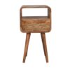Mini Curve Open Nightstand - Oak - Image 6