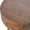 Nordic Circular Nightstand - Chestnut - Image 6
