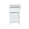 Coastal 1 Drawer Nightstand - White - Image 3