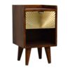 Manila - Mini 1 Drawer Nightstand - Chestnut - Image 2