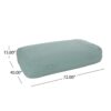 Kasper - Water Resistant Lounger Bean Bag With Foam Filling - Teal - Image 4