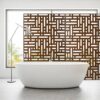 Outdoor & Indoor Privacy Screen Metal Privacy Screen, Freestanding Decorative Privacy Screen - Brown - Image 13