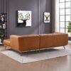 Addison - Right Sectional Leather Sofa - Cognac - Image 5