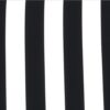2 Piece Indoor / Outdoor Chaise Lounge Chair Cushion Set With Ties, Patio Seat Cushions For Lawn, Pool & Beach - Black / White Stripe - Image 2