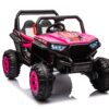 12V7A*2 30W*4 Four-Wheel Drive Leather Seat One Button Start, Forward And Backward, High And Low Speed, Music, Front Light, Power Display, Two Doors Can Open, 2.4G R / C, Seat Belt Four Wheel Absorber - Pink - Image 5