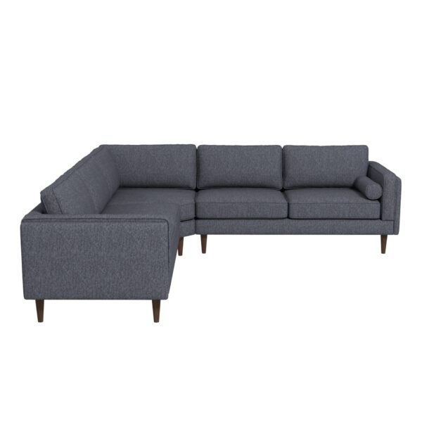Amber - Sectional Corner Sofa - Gray