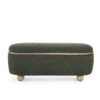 Modern Storage Ottoman Bench Upholstered Seating With Storage - Dark Green - Image 15