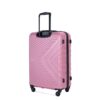 Stylish 3 Piece Luggage Sets With Tsa Lock And Spinner Wheels - Pink - Image 8