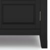Burlington - Low Storage Cabinet - Black - Image 5