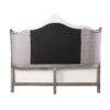Ariadne - Queen Velvet Bed - Antique Silver - Image 4