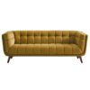 Addison - Large Velvet Sofa - Gold - Image 8