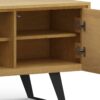 Lowry - TV Media Stand - Oak - Image 4