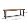 Equilibrium - Outdoor Dining Table With Wooden Frame And Slat Top - Teak - Image 3