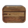 Floating Open Curve Nightstand - Oak - Image 3