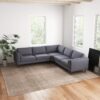 Amber - Sectional Corner Sofa - Gray - Image 8