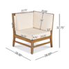 Perla - 5 Pieces Sofa Set - Cream - Image 14