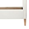 Haley - Queen Upholstered Cane Back Platform Bed - Antique White - Image 8
