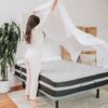 4 Piece Twin Microplush And Bamboo Hypoallergenic Sheet Set - White - Image 4