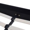 Aspen - King Vertical Tufted Headboard Platform Bed Set - Anthracite Black - Image 11