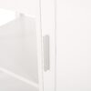 Contemporary Kitchen Cart With Wheels - White - Image 10