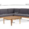 Aston - 4 Piece Sofa Set - Dark Gray - Image 3