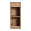 Modern Wall Mounted Bathroom Vanity With Resin Sink And Side Cabinet, Soft Close Drawer, Imitative - Imitative Oak - Image 18