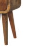 Extra Mini Curved Bedside Table - Oak - Image 4