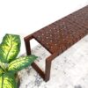 Christina - Leather Bench - Cognac / Dark Brown / Tan - Image 8
